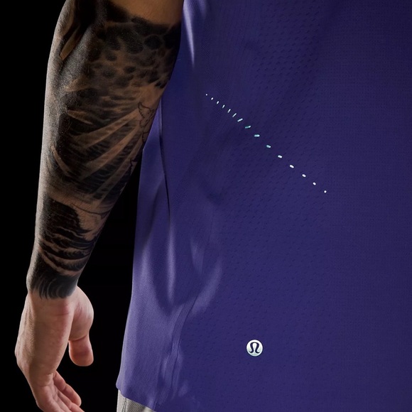 LAST ONE! NWT Lululemon Mens Fast and Free Singlet In Petrol Purple PRICE FIRM - Picture 6 of 9